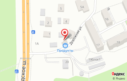 Продуктовый магазин в Новосибирске на карте