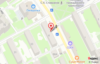Аптека Аптека Вита на улице Суворова на карте