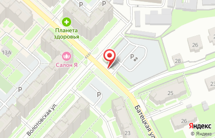 Автостоянка в Великом Новгороде на карте