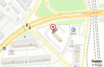 Автостоянка на Космической, 17Б на карте