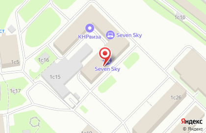Телекоммуникационная компания Seven Sky в Нагатино-Садовниках на карте