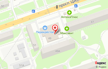 Банкомат, Альфа-Банк, ОАО, Нижняя часть города на проспекте Циолковского на карте