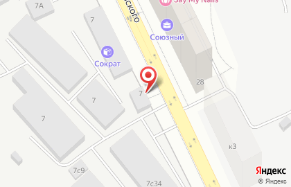 Можаров на карте