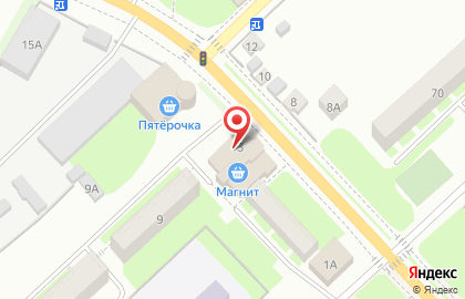 Супермаркет Магнит на проспекте Васильева на карте
