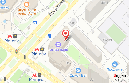 ЗАО Банкомат, Банк Русский Стандарт на Митинской улице на карте