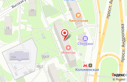 ЗАО Банкомат, МОССТРОЙЭКОНОМБАНК на проспекте Андропова на карте