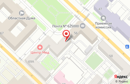 Цифровая типография у Почтамта на карте