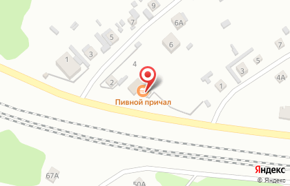 Магазин разливного пива Пивной причал на Набережной улице на карте