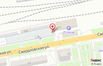 Банкомат КБ Кедр, Правый берег на Свердловской улице, 61г на карте