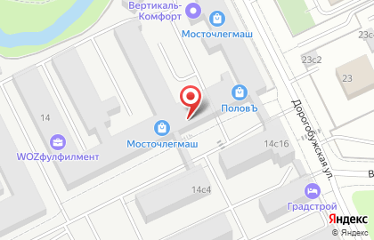 Компания РИК на Дорогобужской улице на карте