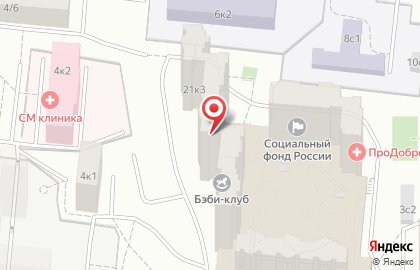 Территориальный центр социального обслуживания на Маломосковской улице на карте