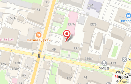 Банкомат Банк ВТБ, Калужский филиал на улице Суворова на карте