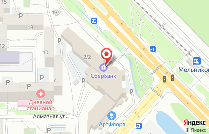ТсПК в Свердловском районе на карте