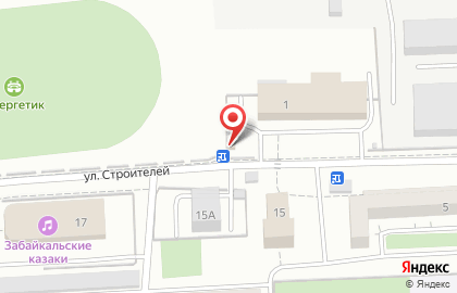 Пункт быстрого питания ШАУРМАания на улице Строителей на карте