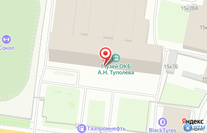 Туполев в Москве на карте