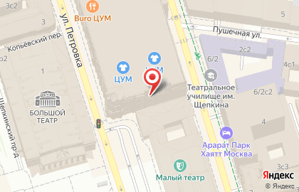 Банкомат СберБанк на улице Петровка, 2 на карте