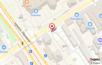 Мастерская в Октябрьском районе на карте