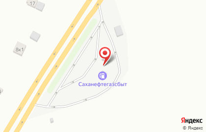 Саханефтегазсбыт в Якутске на карте