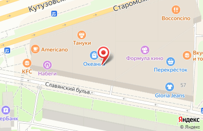 Магазин спортивных товаров Proswim на Кутузовском проспекте на карте