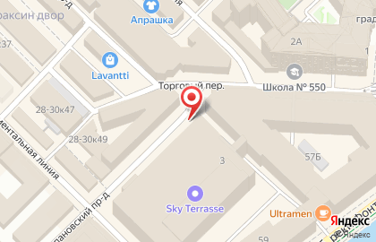 Точка в Санкт-Петербурге на карте