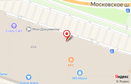 Магазин женской одежды Incity на Московском шоссе на карте