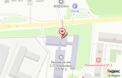 МЦК-Техникум им. С.П. Королева на Болшевском шоссе на карте