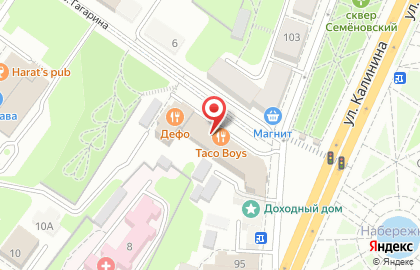 Центр юридической помощи на бульваре Гагарина на карте