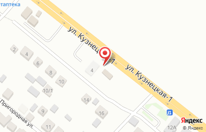 Шиномонтажная мастерская на Кузнецкой улице на карте