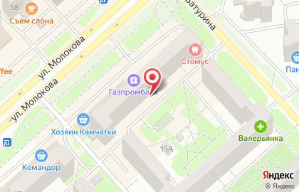 Сеть пекарен Бараулинские пекарни на улице Молокова на карте