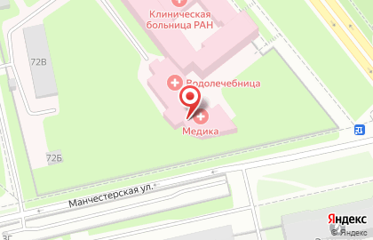 Санкт-Петербургская клиническая больница РАН на карте