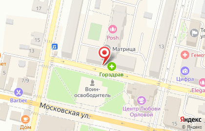 Ювелирный салон Золотая волна на улице Комарова на карте