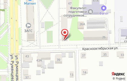 Свадебное ателье на Краснооктябрьской улице на карте