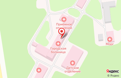 Городская больница Лысьвенского городского округа на улице Гайдара в Лысьве на карте