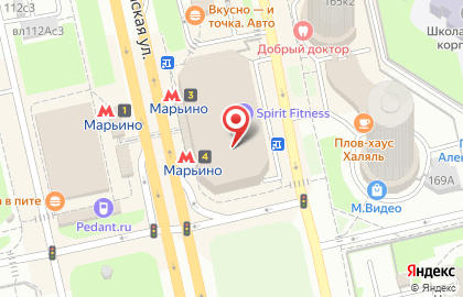 Ресторан быстрого питания Бургер Кинг на Люблинской улице на карте
