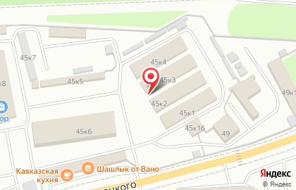 Интернет-магазин товаров для офиса, школы и творчества Knopka66.ru на карте