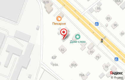 Островок на Центральной улице на карте