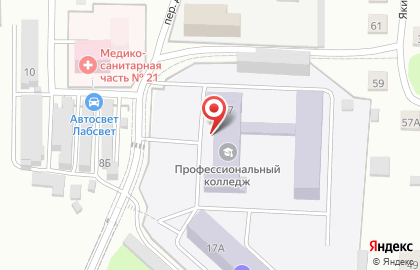 Столовая в Чебоксарах на карте