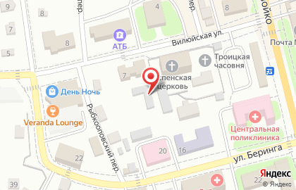Магазин кондитерских изделий Агния в Петропавловске-Камчатском на карте