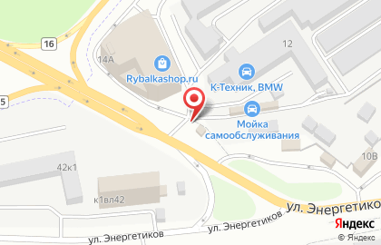 Киоск фастфудной продукции Донер&кофе на улице Энергетиков на карте