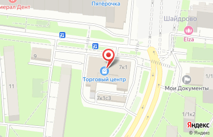 Магазин тканей и швейной фурнитуры Мерный лоскут на Кантемировской улице на карте