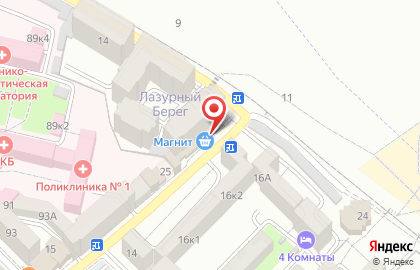 Супермаркет Оптовик в Ленинском районе на карте