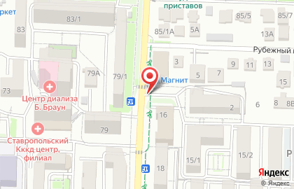 Наркологическая помощь «Трезвая Жизнь» на улице Мимоз на карте