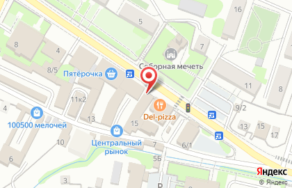 Продуктовый магазин Урожай в Уфе на карте