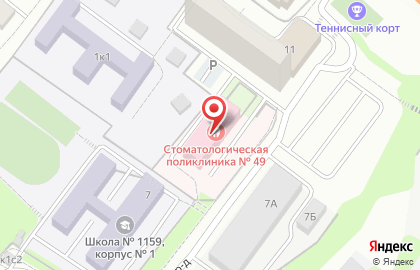 Стоматологическая поликлиника №49 на карте