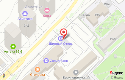 Шинный центр Шинный Отель на Хорошёвском шоссе на карте