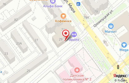 ОАО Банкомат, Промсвязьбанк на Оломоуцкой улице на карте