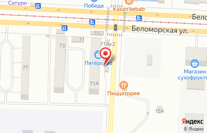 ZIC на Беломорской улице на карте