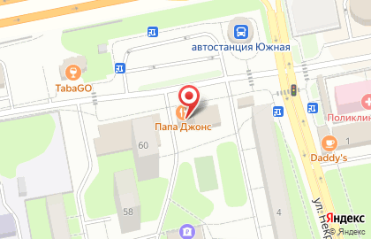 Папа Джонс на карте