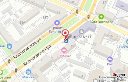 Киоск быстрого питания Русский аппетит на Кольцовской улице, 19 на карте