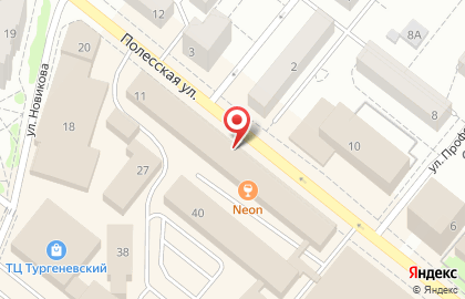 Кафе Крым на Полесской улице на карте